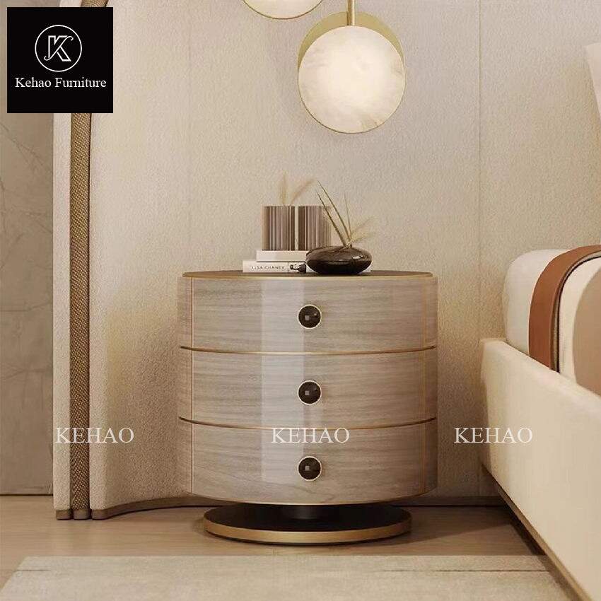 Customized Bedroom Furniture Modern Luxury King Size Bed Wide Headboard